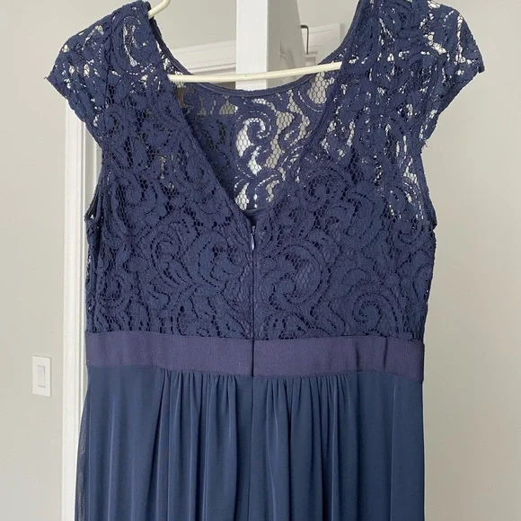 Adrianna Papell Lace Chiffon Dress - Picture 5 of 6
